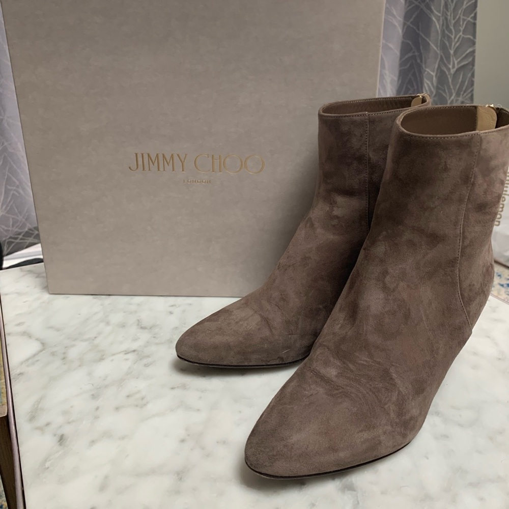 Jimmy Choo Suede Ankle Booties